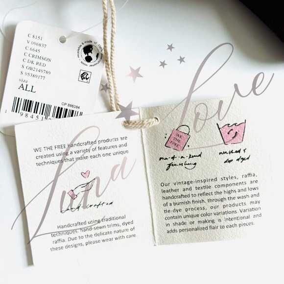 FREE PEOPLE We The Free Honor Oversized Tote In Crimson NWT - Picture 11 of 11